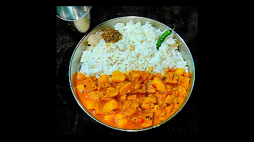 Aalu Badiya With Rice 