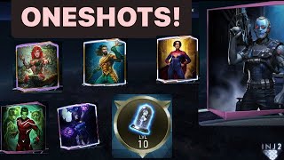 My 6 Best Teams! For Boss Mr Freeze Injustice 2 Mobile