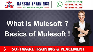 What Is Mulesoft ? Basics of Mulesoft ? Mulesoft Training Videos , Mule soft Demo Video..