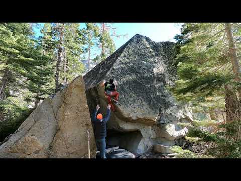 Beta Video for climb Pure Gold v8, Lake Tahoe