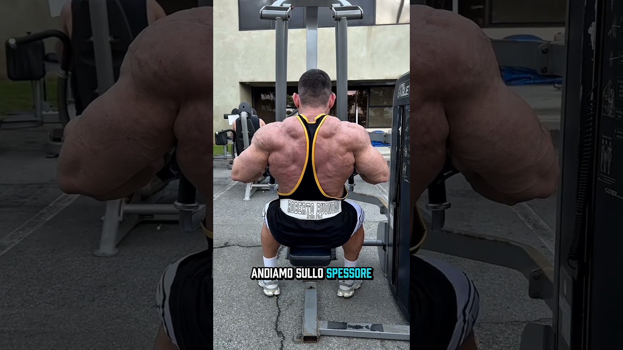 Back day alla Gold&rsquo;s Gym di Venice Beach. Un sogno che si realizza. #ifbbpro