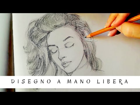 Come Disegnare A Mano Libera Il Volto Di Una Ragazza Youtube