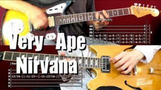 Very Ape - Nirvana ( Guitar Tab Tutorial & Cover ) | Félix Fuentes Ft. Jorge Orellana Resimi