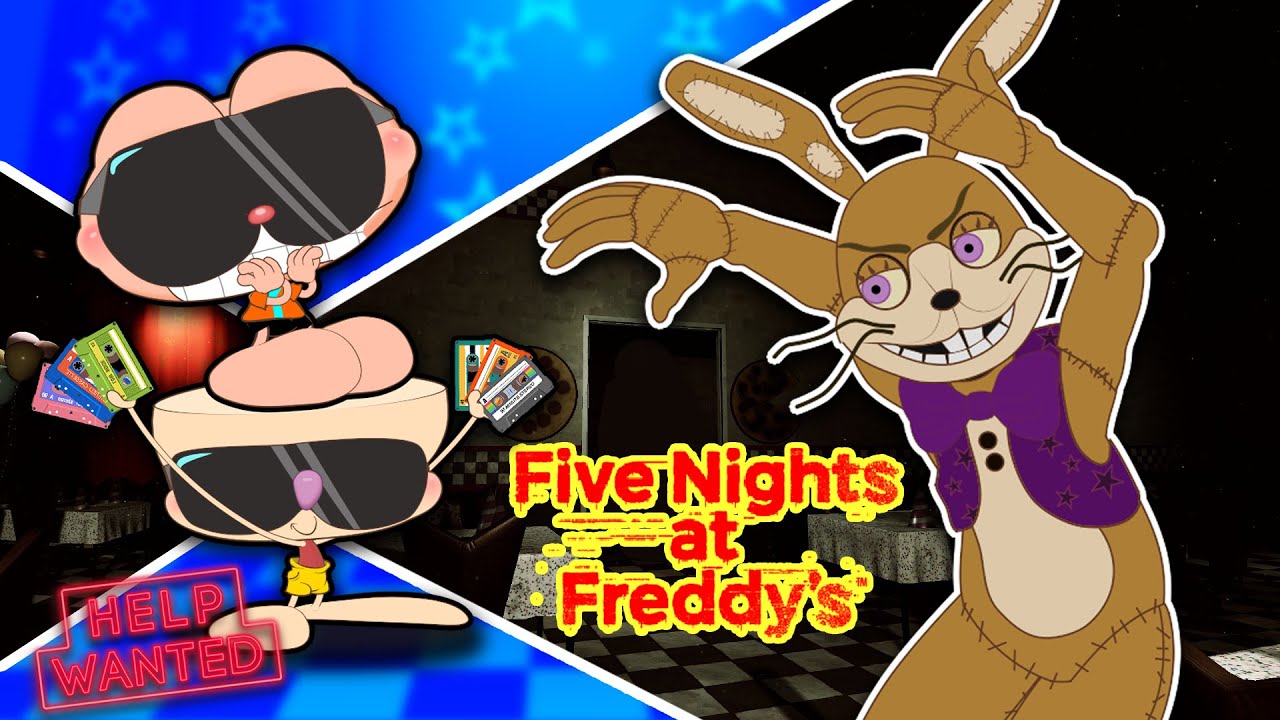Mongo e Drongo em Five Nights at Freddy's  Help Wanted COMPLETO – FNAF VR Help Wanted em animação