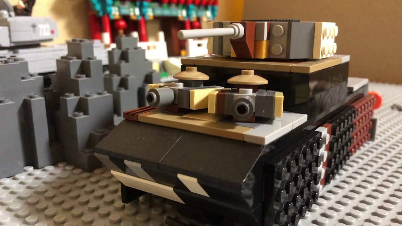 レゴ戦車 試作超重戦車オイ車 ミニ Lego Ww2 Japanese Heavy Tank Oi Youtube
