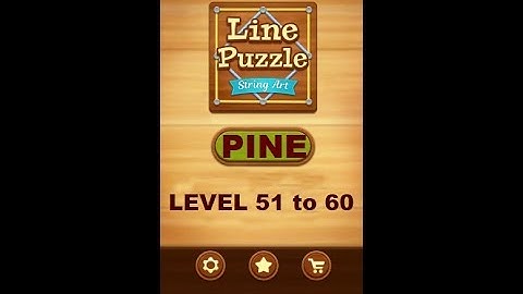 Line Puzzle: String Art Pine Level 51 to 60 Walkthrough | LinePuzzle: String Pine Levels