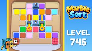 Marble Sort Level 745 Walkthrough Solution