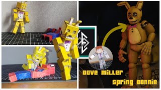 Como hacer a Dave Miller con el traje de Spring Bonnie (Papercraft)