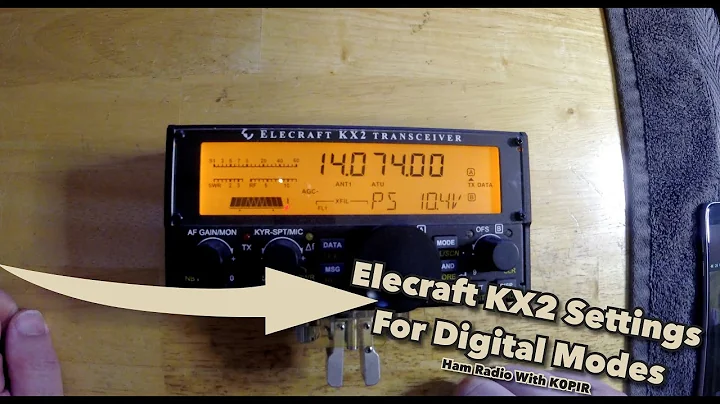 Elecraft KX2 Settings for WSJT-X
