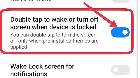 How to on double tap to wake screen Poco c50 | Lock screen setting