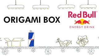 📦 'ORIGAMI BOX' - 🥤 Red Bull gives you wings. Resimi