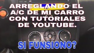 Nissan Altima 2008 a/c compressor clutch remplasar. Con tutoriales de Youtube.