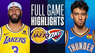 LA Lakers vs OKC Thunder Full Game Highlights | Mar 4 | NBA Regular Season 2024