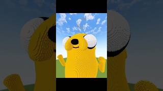 Jake the Dog ▷ Adventure Time ◁ Falling Block Timelapse Build