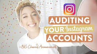 CHANNEL ANNOUNCEMENT | PLUS I'm Auditing Your Instagram Accounts 😏