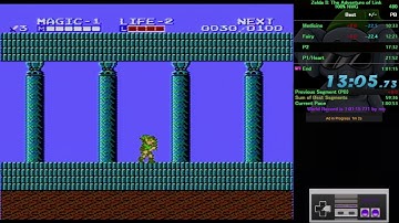 Zelda II Speedrun - 100% NMG [WORLD RECORD] - 1:00:52.152