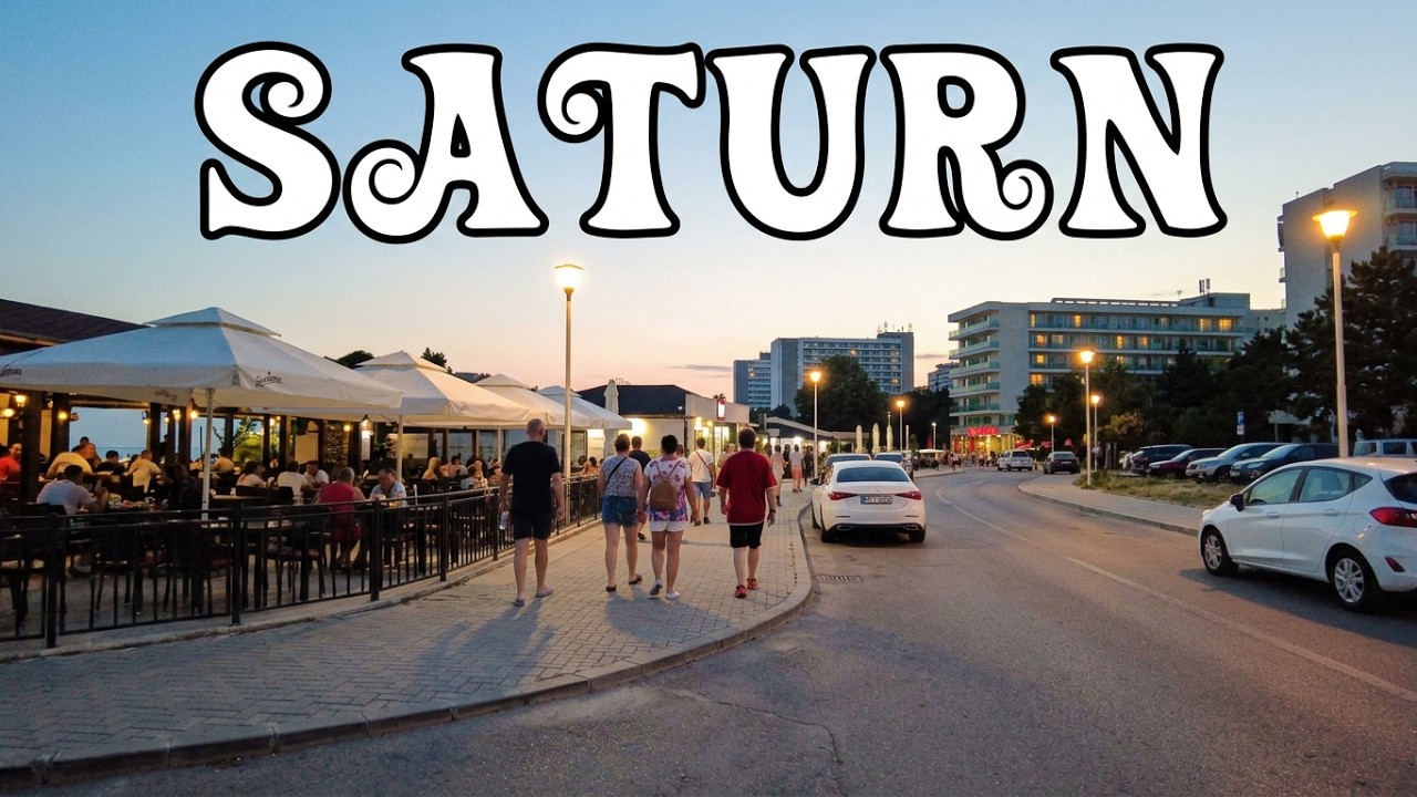 Saturn, Romania, City Walk, 4K, ASMR - August 2026 - plimbare prin oras - travel calatorie