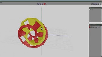 Wings 3D project - interlinked mobius loops another way or three - by David Brinnen.