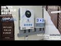 Core Tech Inverter 1.6 Kw Hybrid complete Installation with Jinko solar Panel's (585 watts)