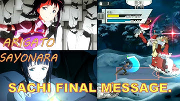 Sachi Final Message to Kirito.Sword Art Online Memory Defrag.Boss Fight Nicholas The Renegade.SAO MD