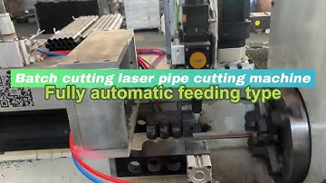 Batch Laser Tube Cutter: 24/7 Nonstop Tube Cutting for High-Volume Production!