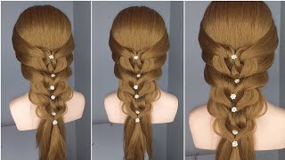 A very easy and amazing new ponytail hairstyle for long hair