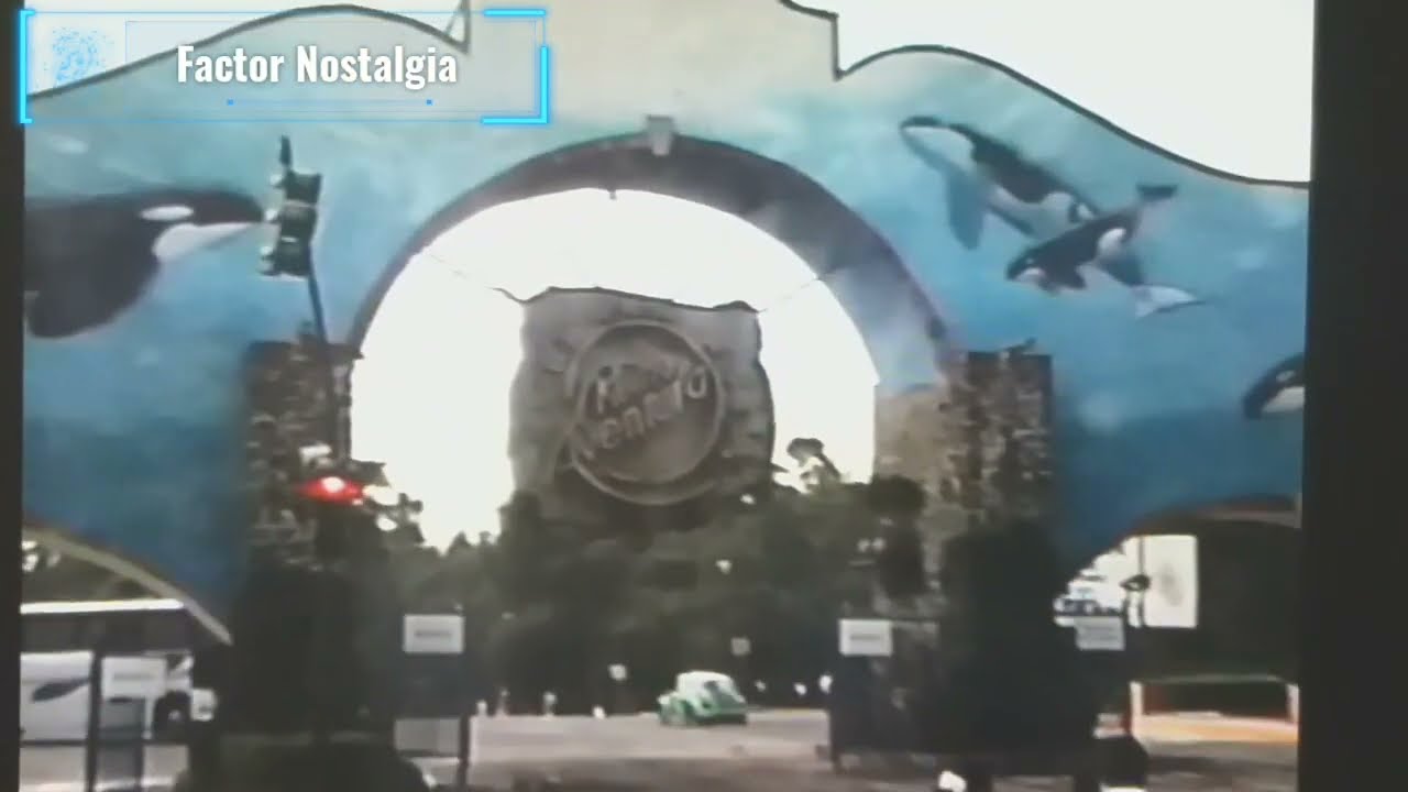 Reino Aventura así era en 1995 atracciones .
