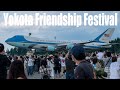Air Force One arrives at Yokota AB during the Friendship Festival