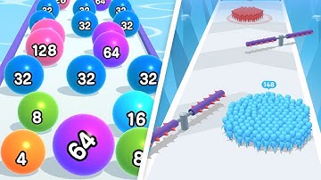 Ball Run 2048 | Count Masters - Basic Games To Play iOS, Android NEW UPDATE (FULL SCREEN)