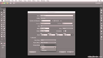 Setting Up a New Document
