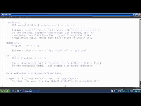 Python - 11 - Intro to Help function