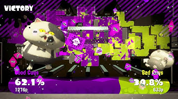 Splatoon 2 Undercover Brella: Turf War and Ranked Battle (Tower Control)