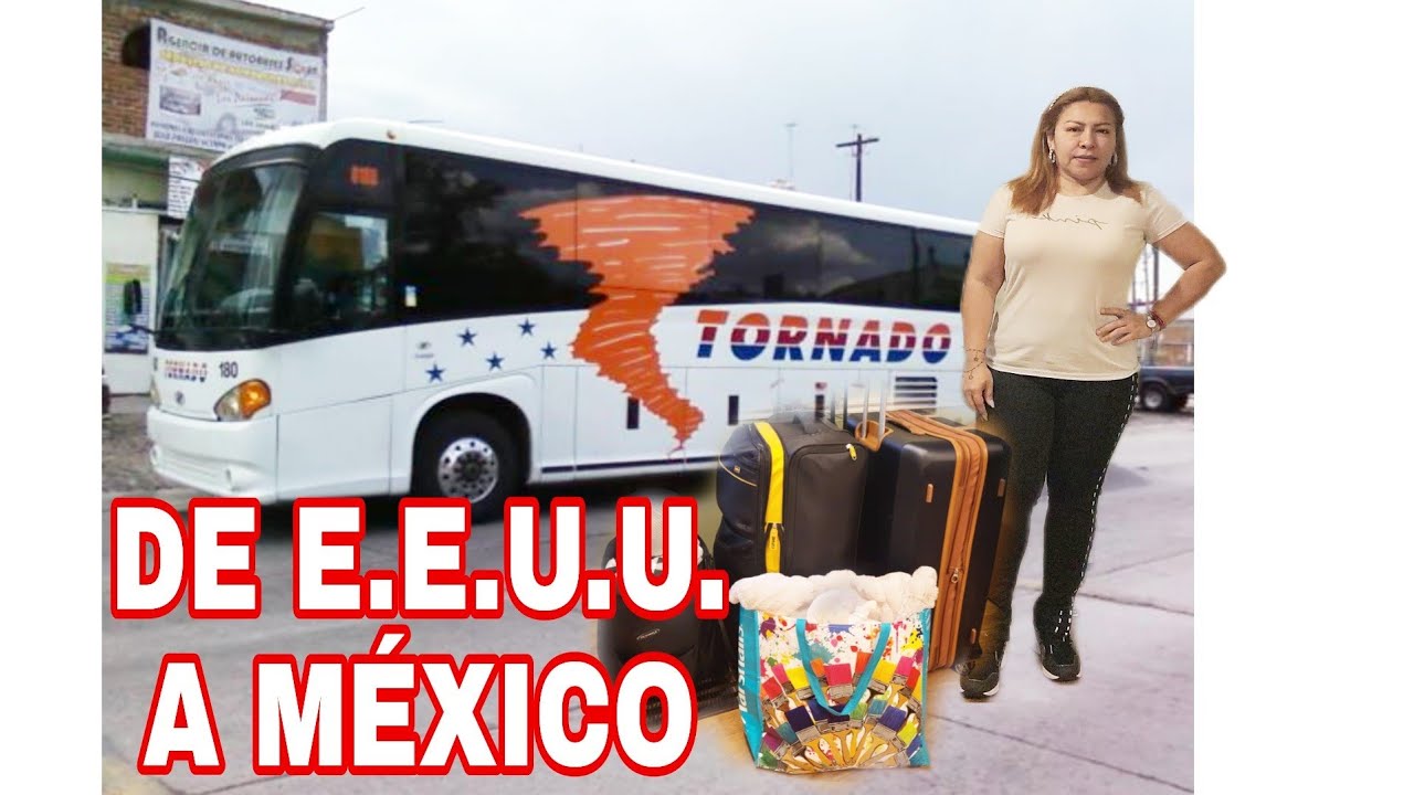 COMO FUE MI VIAJE DE USA A MÉXICO EN AUTOBUS/SUSTO DE MI VIDA 🥺