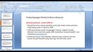 Jurnalistik Online dan tantangannya screenshot 2