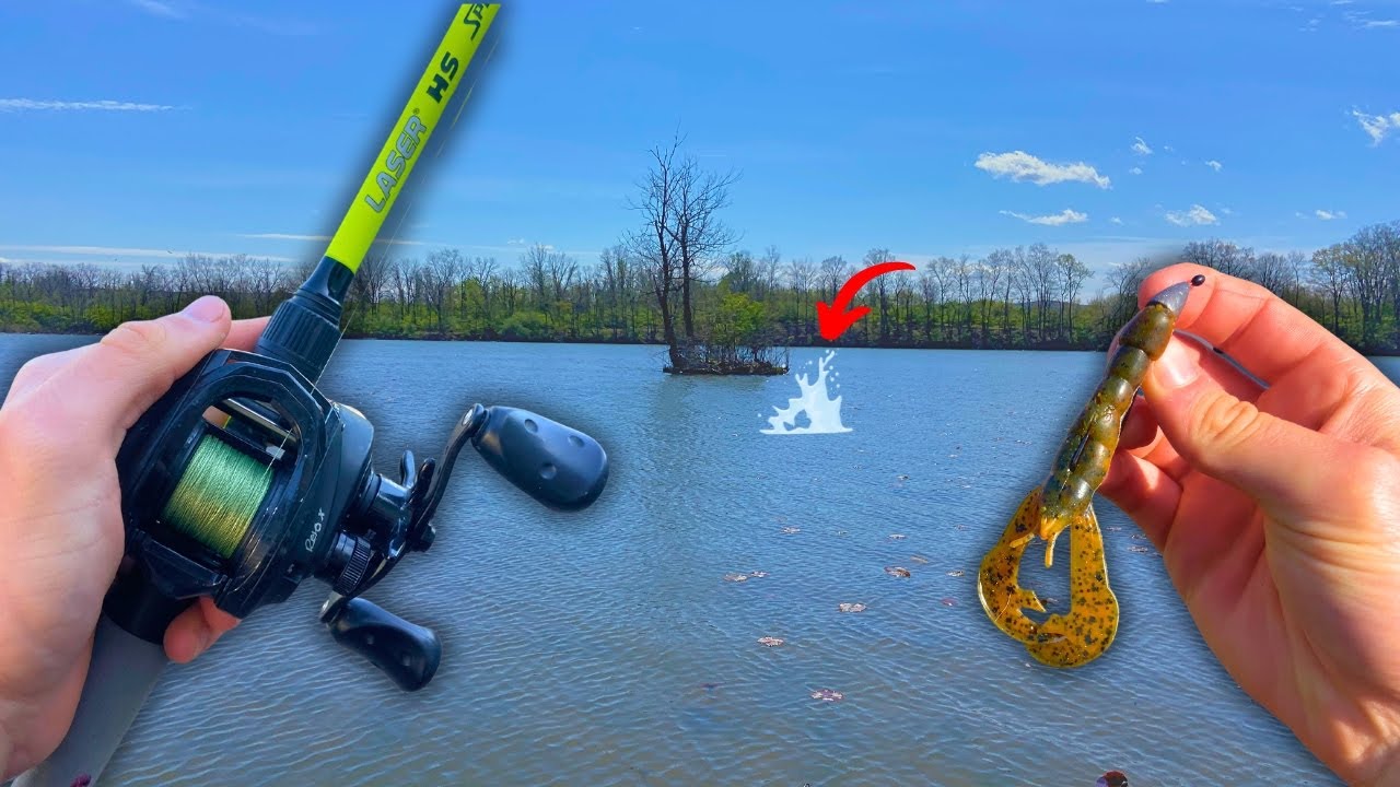 Fishing a HIDDEN Swamp for TROPHY Bass – (Crazy)