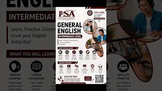 Completely free intermediate level class in English language with free certification! #freecourses