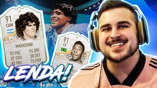 MARADONA E PELÉ NO TIME NOVO DA WL! FIFA 21 Ultimate Team (PS5)