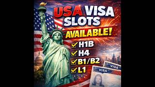 H1B H4 B1B2 L1 USA visa slots available | #h1b #H1Bvisa #h1b #H1Bnews #H1Bupdate #h1bjobs #usa