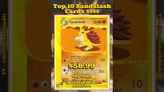 Top 10 Rarest Sandslash Pokémon Cards! (Vintage & Rare Cards) 🦔✨ #pokemon #top10 #tcg #pokémon