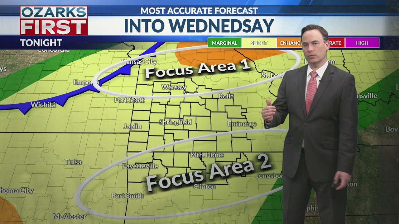 Spring roller coaster continues after tonight's storms