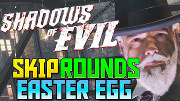 HOW TO SKIP ROUNDS in "Shadows of Evil" (BLACK OPS 3 ZOMBIES TUTORIAL)