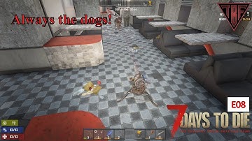 The game cheated us here? E08 7 Days to Die Alpha 18 1 Life Challenge Pregen Map