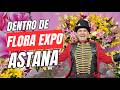 Dentro de Flora Expo Astana: Las Flores Más Bellas del Mundo