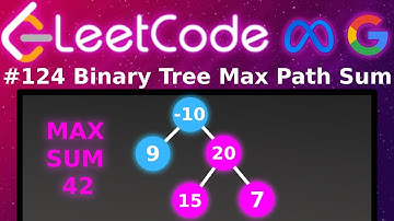 [Animated] LeetCode 124 Binary Tree Maximum Path Sum | Blind 75