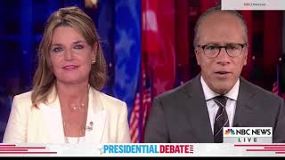 NBC News first 2020 presidential debate open