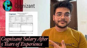 Cognizant Salary After 3 Years of Experience