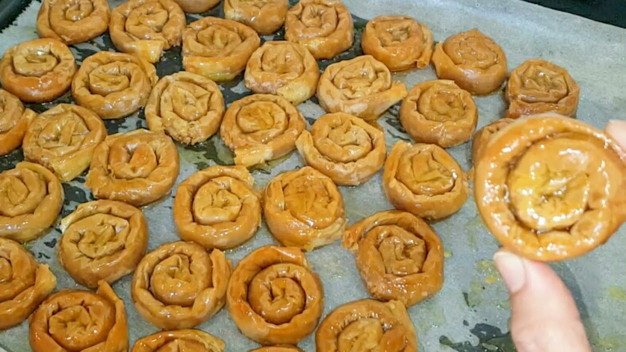 мханча с фило бумагой простым способом