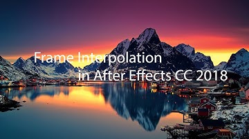 After Effects - Frame Interpolation Tutorial