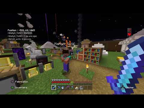 Live minecraft fr: farm netherite - YouTube