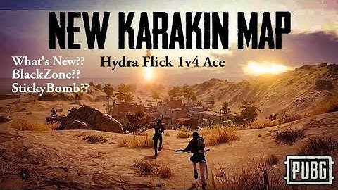 PUBG New Map Karakin | Hydra Flick 1v4 ACE | What